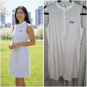 Fairway & Greene Sleeveless Golf Dress Women's Small‎ Geometric Print